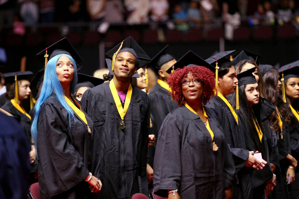 Summer graduates awarded high school diplomas in Las Vegas ceremony