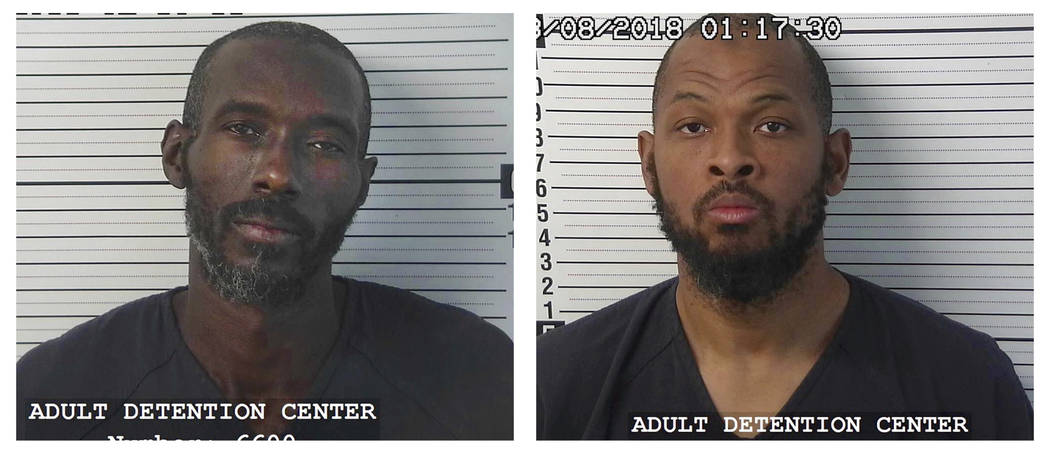 This photo provided by the Taos County Sheriff's Department shows Lucas Morton, left, and Siraj Wahhaj. Morton and Wahhaj were arrested after law enforcement officers searching a rural northern Ne ...