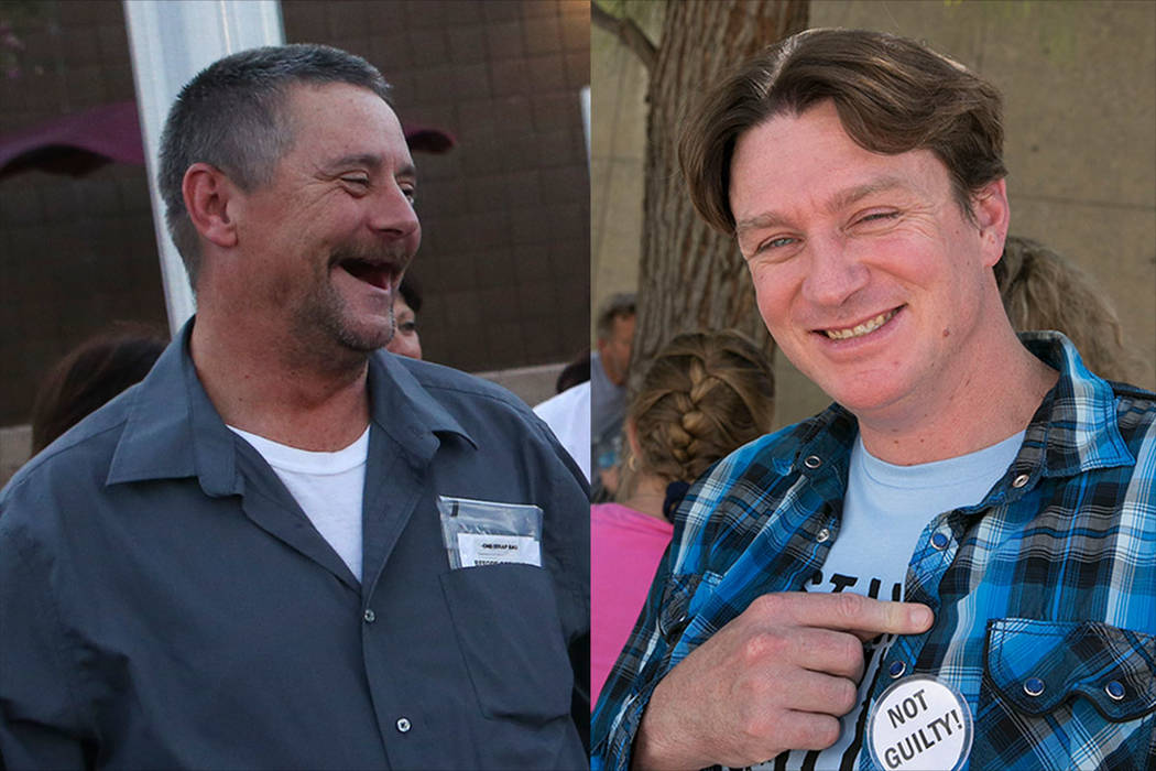 Ricky Lovelien, left, and Steven Stewart (Las Vegas Review-Journal)