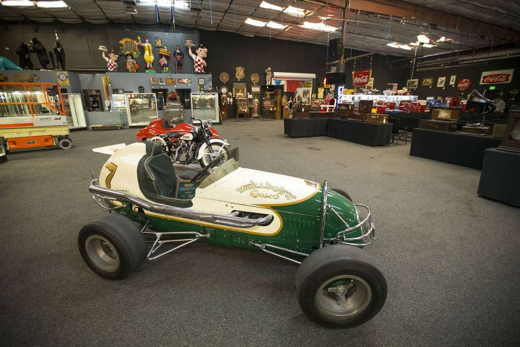Vintage memorabilia on display at the Morphy Auctions warehouse located at 4520 Arville Street in Las Vegas on Thursday, Aug. 16, 2018. Richard Brian Las Vegas Review-Journal @vegasphotograph
