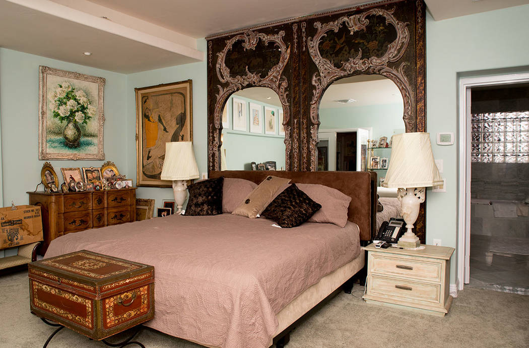 This was Debbie Reynold's bedroom in her son's southwest Las Vegas home. (Tonya Harvey Real Estate Millions)