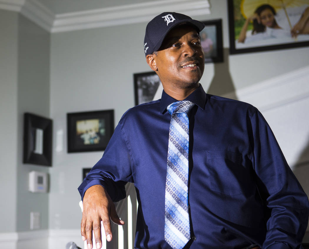 Deon Derrico at his home in North Las Vegas on Wednesday, Aug. 15, 2018. Chase Stevens Las Vegas Review-Journal @csstevensphoto