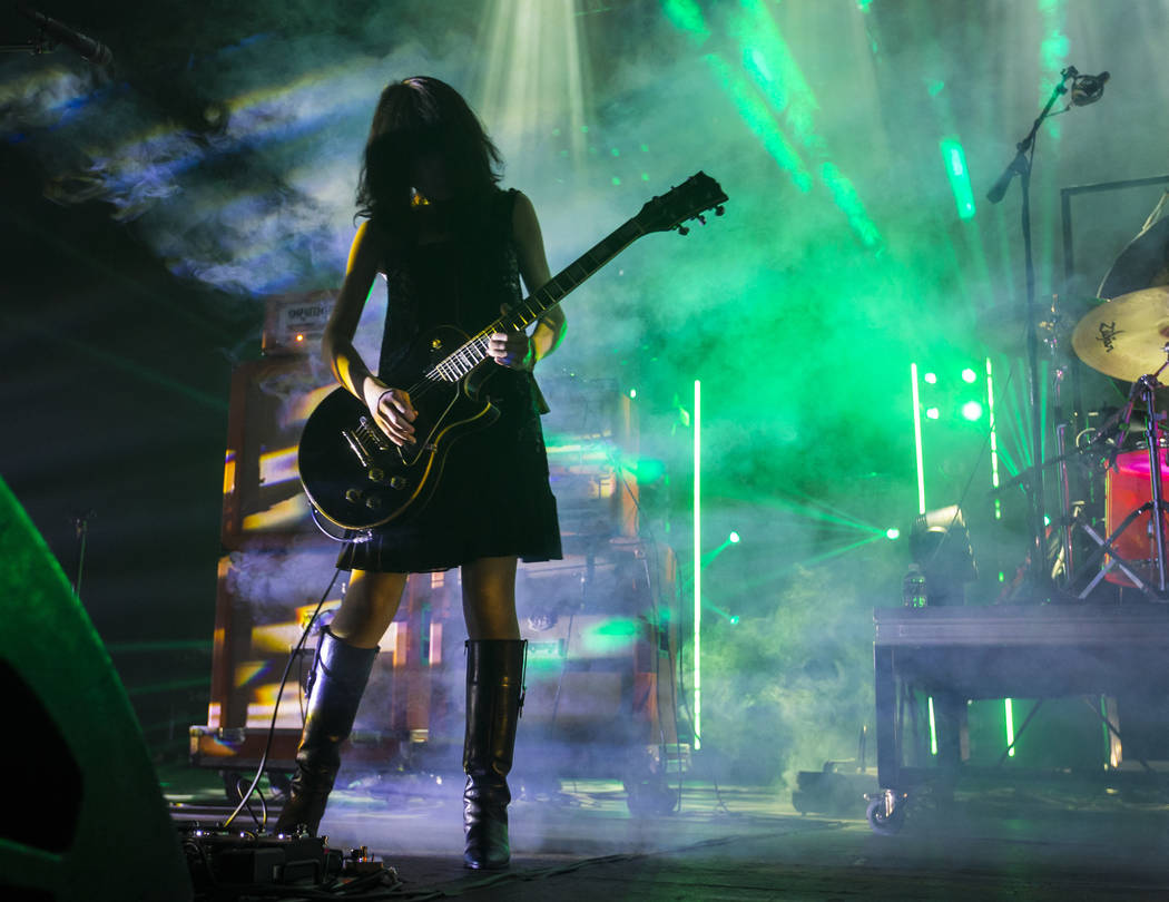 Wata of Boris performs at The Joint during the Psycho Las Vegas music festival at the Hard Rock Hotel in Las Vegas on Friday, Aug. 17, 2018. Chase Stevens Las Vegas Review-Journal @csstevensphoto