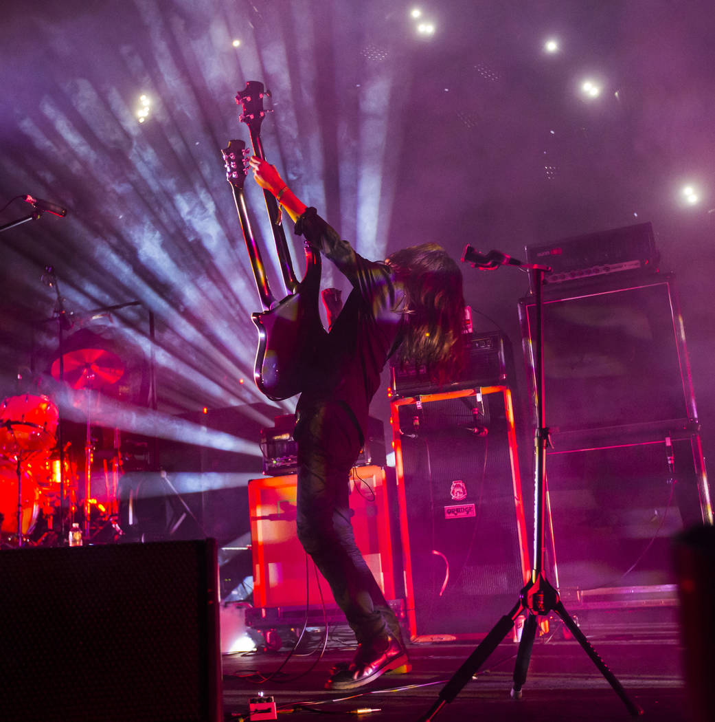Takeshi of Boris performs at The Joint during the Psycho Las Vegas music festival at the Hard Rock Hotel in Las Vegas on Friday, Aug. 17, 2018. Chase Stevens Las Vegas Review-Journal @csstevensphoto