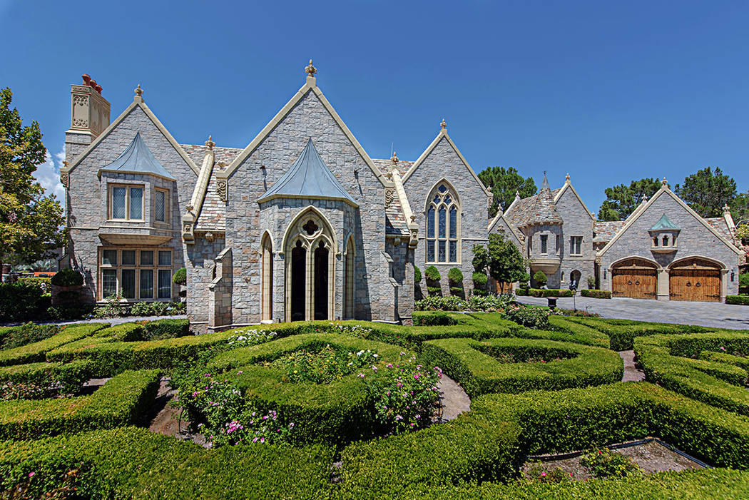 This Las Vegas castle is on the market for $3.85 million. (Rob Jensen Co.)