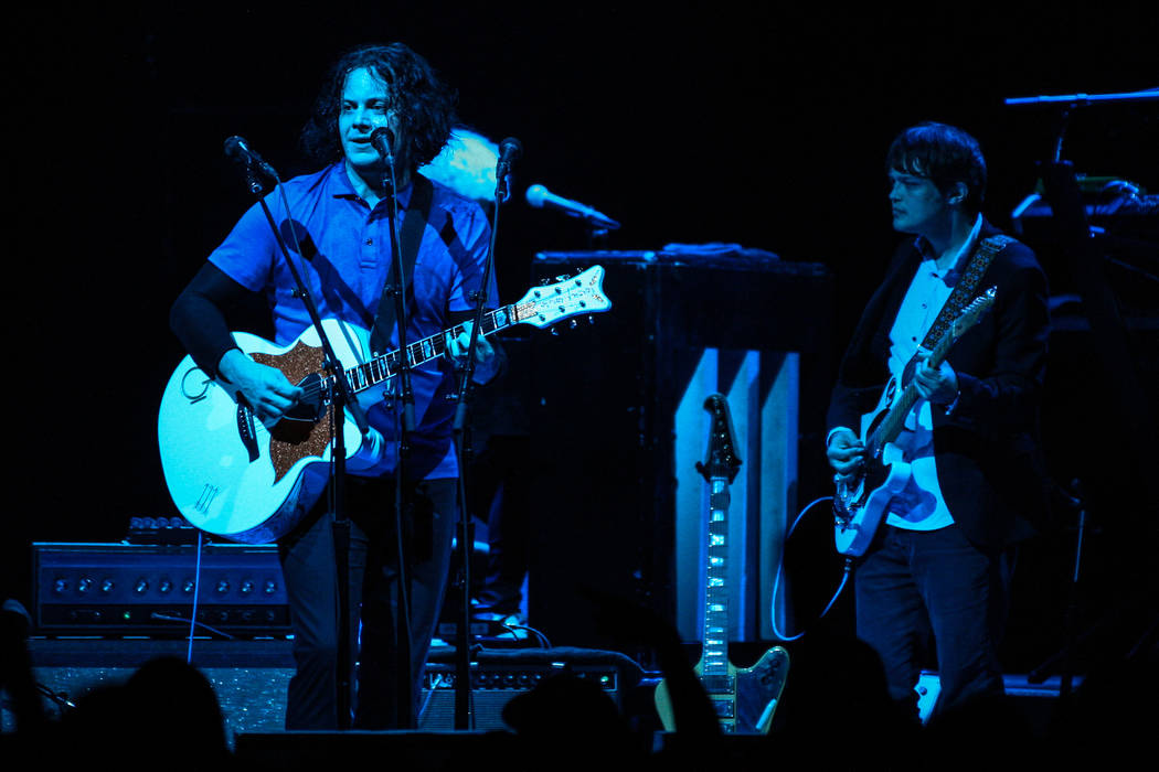Jack White at The Chelsea at The Cosmopolitan of Las Vegas on Thursday. (David James Swanson)