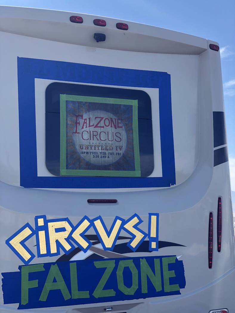 A look at the Spiegelworld Falzone Circus RV heading to Burning Man on Saturday, Aug. 25, 2018 (Ross Mollison)