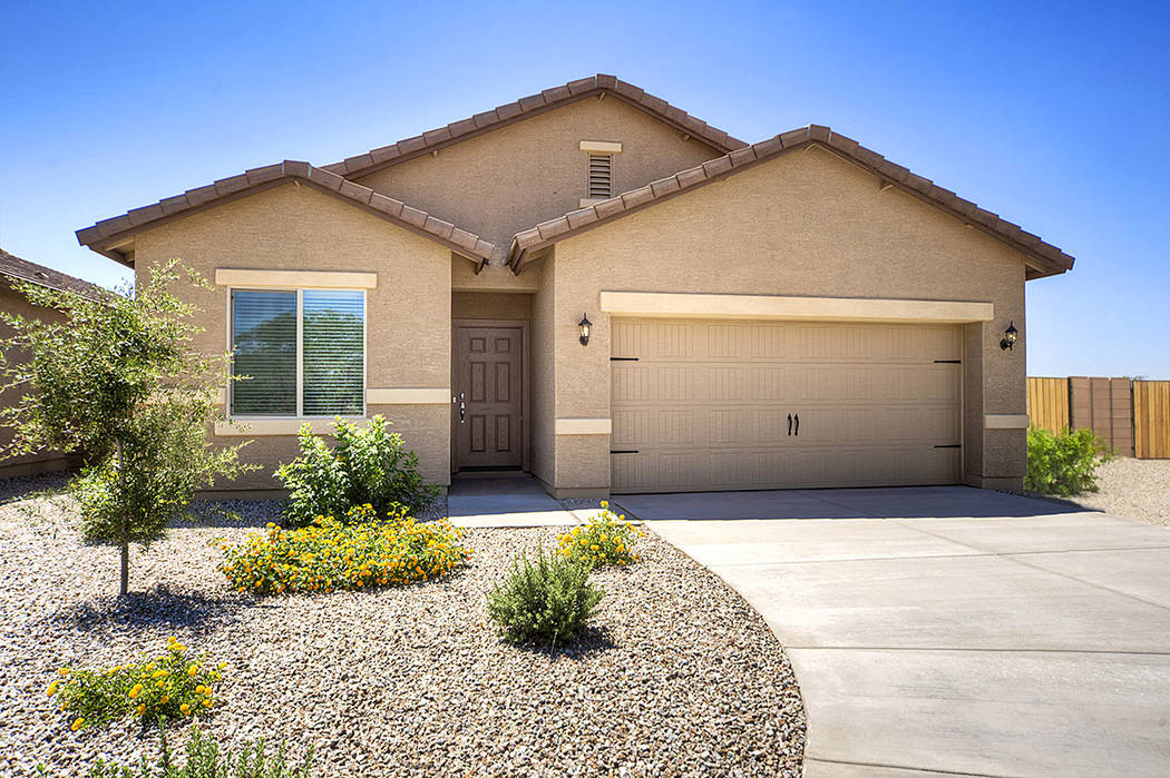 LGI Homes closed on 102 partially improved lots in February at East Lake Mead Boulevard and Dolly Lane. Construction started in May. (LGI Homes)
