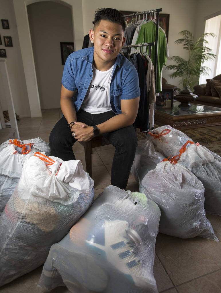 Young entrepreneur helps clothe the homeless in Las Vegas