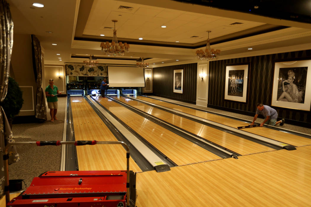 High Rollers Luxury Lanes & Sports Lounge under construction at Foxwoods Resort Casino in Mashantucket, Conn. Saturday, Aug. 25, 2018. K.M. Cannon Las Vegas Review-Journal @KMCannonPhoto
