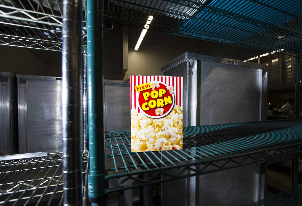 Popcorn in the kitchen at Cashman Field ahead of the team's move to Summerlin in Las Vegas on Wednesday, Aug. 29, 2018. Chase Stevens Las Vegas Review-Journal @csstevensphoto