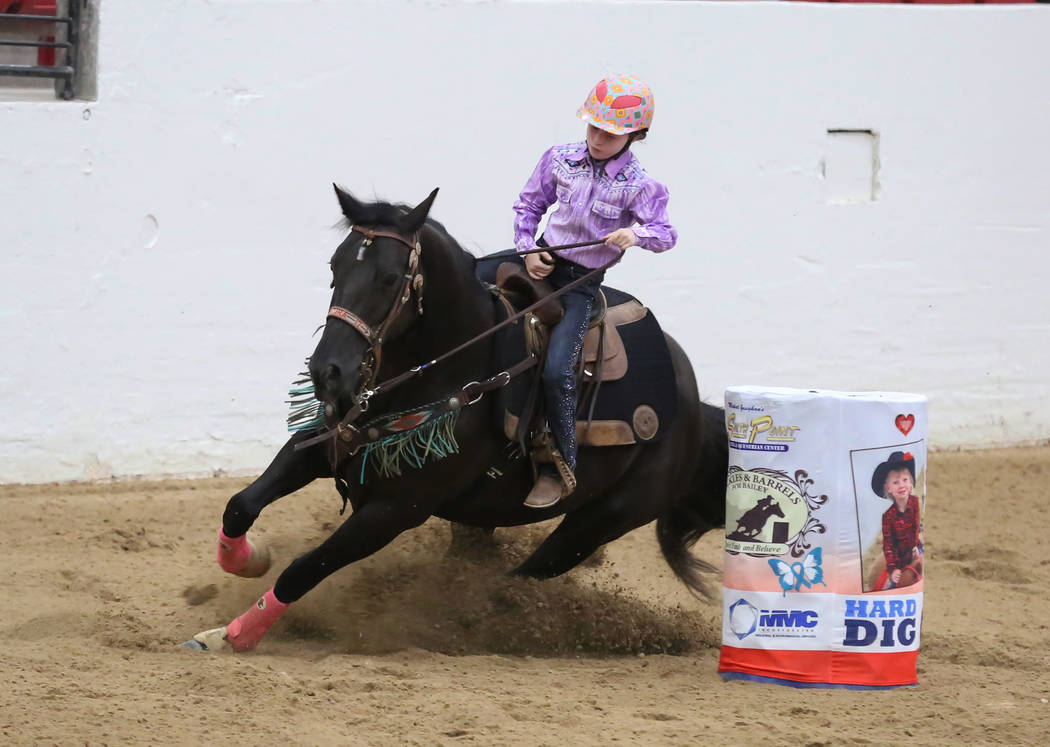Buckles, barrels and racing at South Point in Las Vegas — PHOTOS