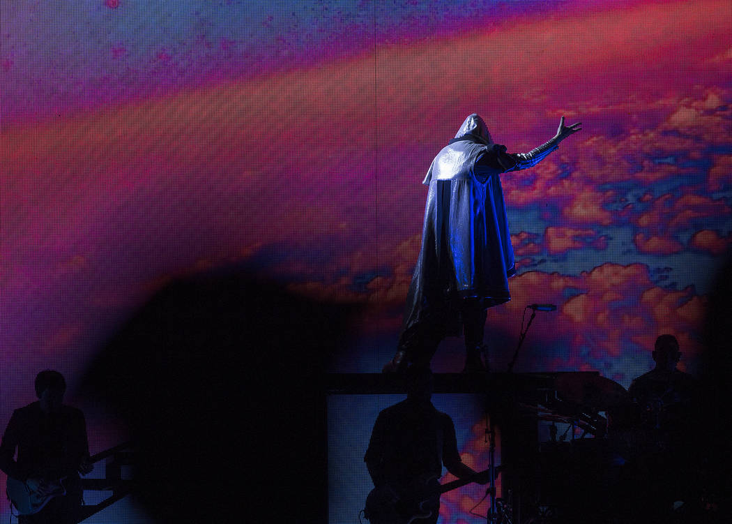 The Smashing Pumpkins perform as part of their Shiny And Oh So Bright Tour at the T-Mobile Arena in Las Vegas, Sunday, Sept. 2, 2018. Rachel Aston Las Vegas Review-Journal @rookie__rae