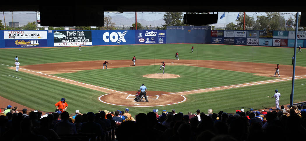 Fans get ready for the final Las Vegas 51s game ever at Cashman Field in Las Vegas Monday, Sept. 3, 2018. Las Vegas beat Sacramento 4-3. The team will move to a new stadium in Summerlin next seaso ...