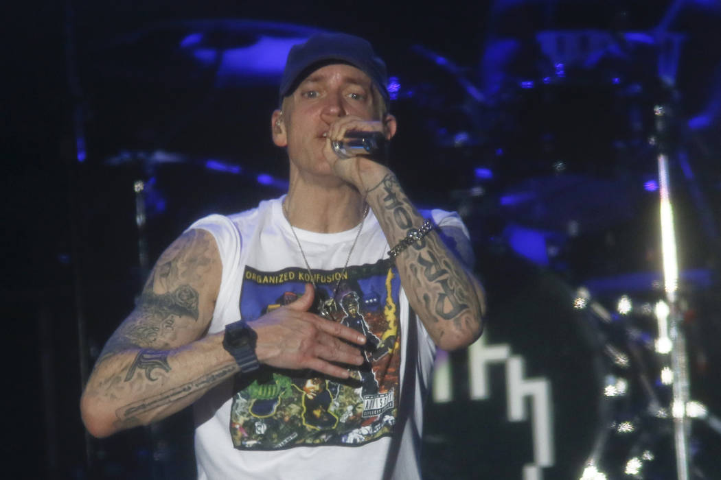 Prisnedsættelse Sæt tøj væk velfærd Eminem raps about Las Vegas shooting in new song | Las Vegas Review-Journal