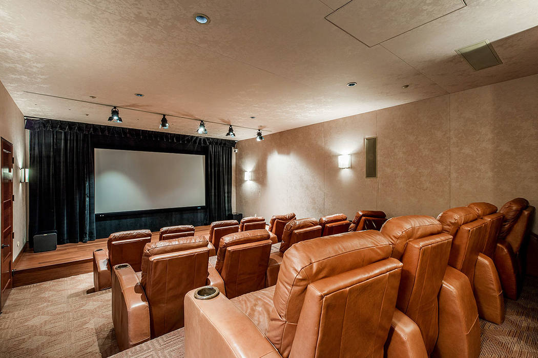 The theater seats 15 and has its own separate exterior entrance. (Ivan Sher Group)