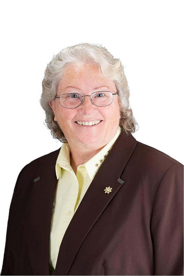 Special to the Pahrump Valley Times Nye County Sheriff Sharon Wehrly is the incumbent candidate in the nonpartisan race for the position of the county's top law enforcement officer.