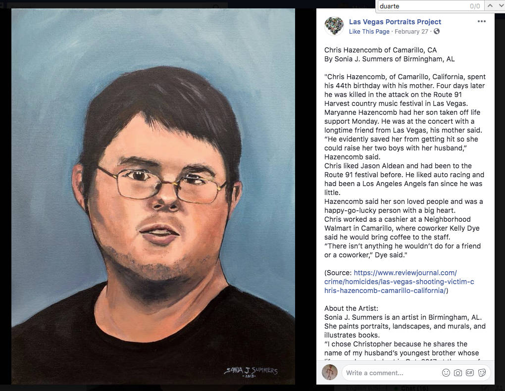 (Portraits Project Facebook)