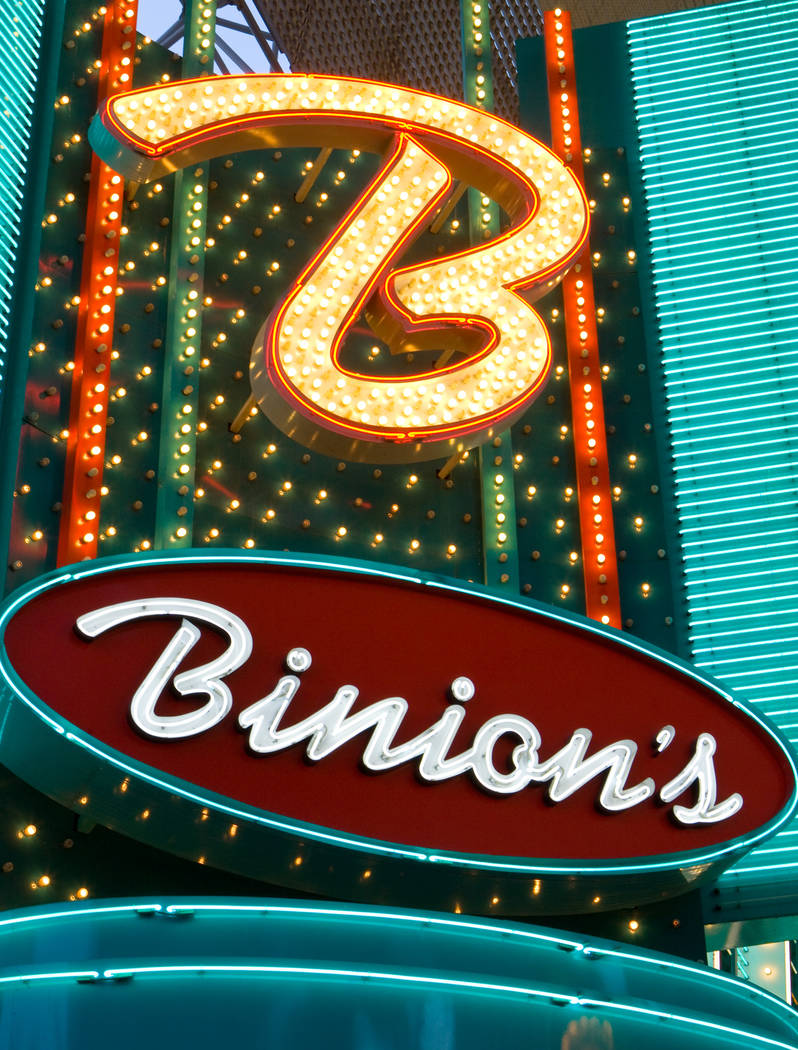 Binion's hotel-casino in 2009. (File Photo)