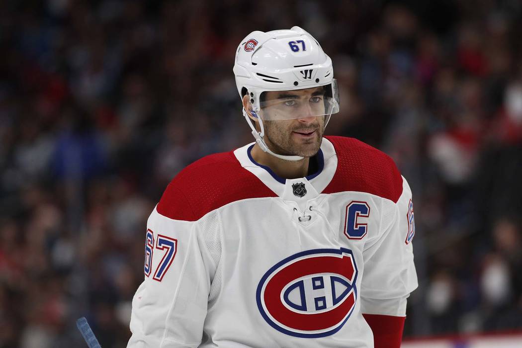 The Vegas Golden Knights on Monday, Sept. 9, signed Max to a four-year extension worth $7 million annually Monday. The Knights acquired Pacioretty from the Montreal Canadiens on Sunday. (David Za ...