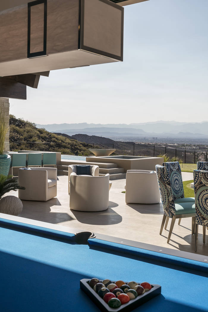 The backyard patio. (Sun West Custom Homes)