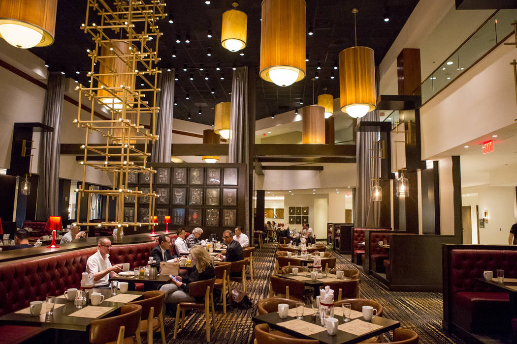 Customers eat breakfast at the new restaurant Jake & Eli, which replaced the casino floor at the Westin Las Vegas, on Wednesday, Feb. 14, 2018. Patrick Connolly Las Vegas Review-Journal @PConnPie