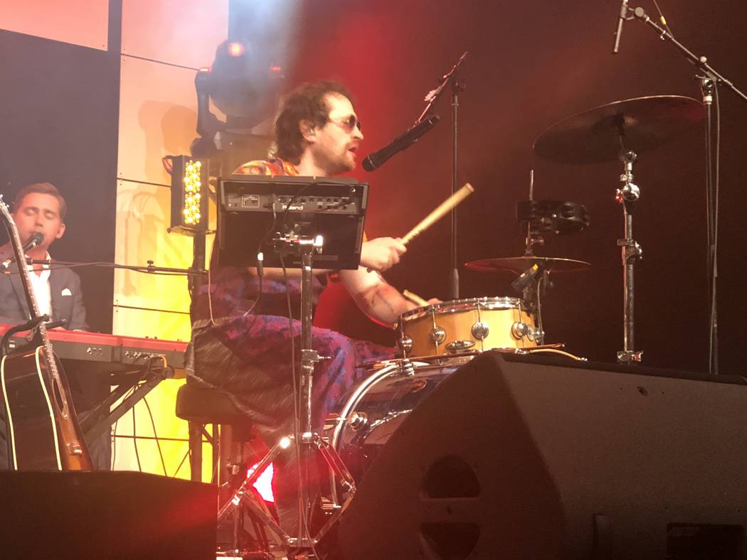 Daniel Platzman of Imagine Dragons is shown at the Tyler Robinson Foundation Rise Up Gala at Caesars Palace on Friday, Sept. 14 2018. (John Katsilometes/Las Vegas Review-Journal) @JohnnyKats