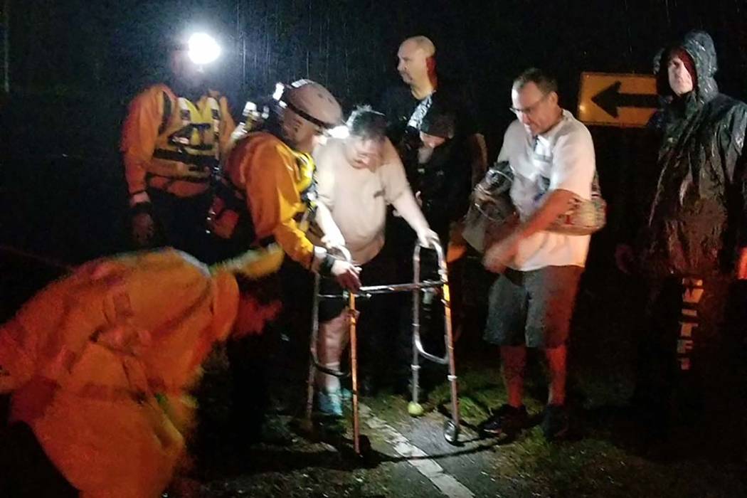 The 16 members of Nevada Task Force One were deployed to the area in and around Beaufort, North Carolina, to assist in water rescues in the aftermath of Hurricane Florence, which hit the Carolina ...