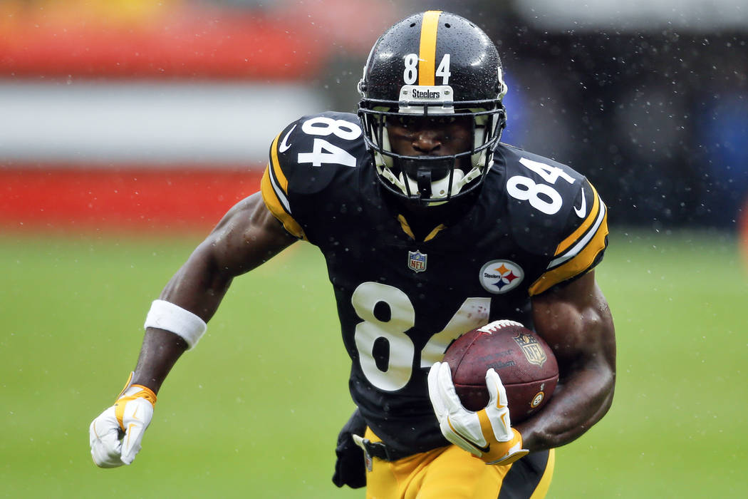 Steelers WR Antonio Brown misses practice after trade tweet Las Vegas