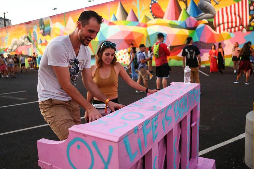 Life is Beautiful gets started in downtown Las Vegas — PHOTOS Las