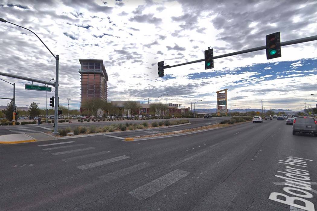 Pedestrian critical after hitandrun on Boulder Highway Las Vegas
