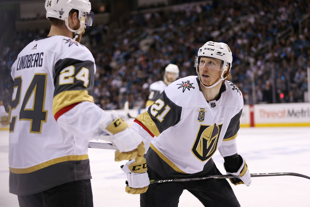 Knights center Cody Eakin s status unclear for season opener