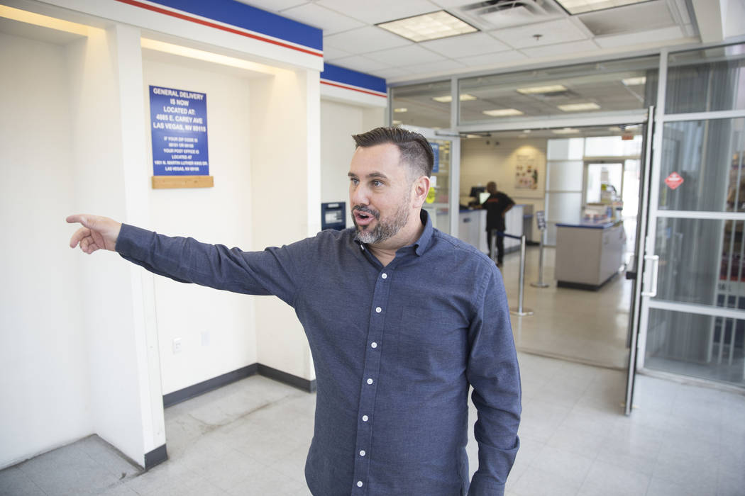 Developer J Dapper discusses his plans for his newly acquired property at 201 Las Vegas Blvd. on Monday, Sept. 24, 2018, in Las Vegas. Benjamin Hager Las Vegas Review-Journal @benjaminhphoto