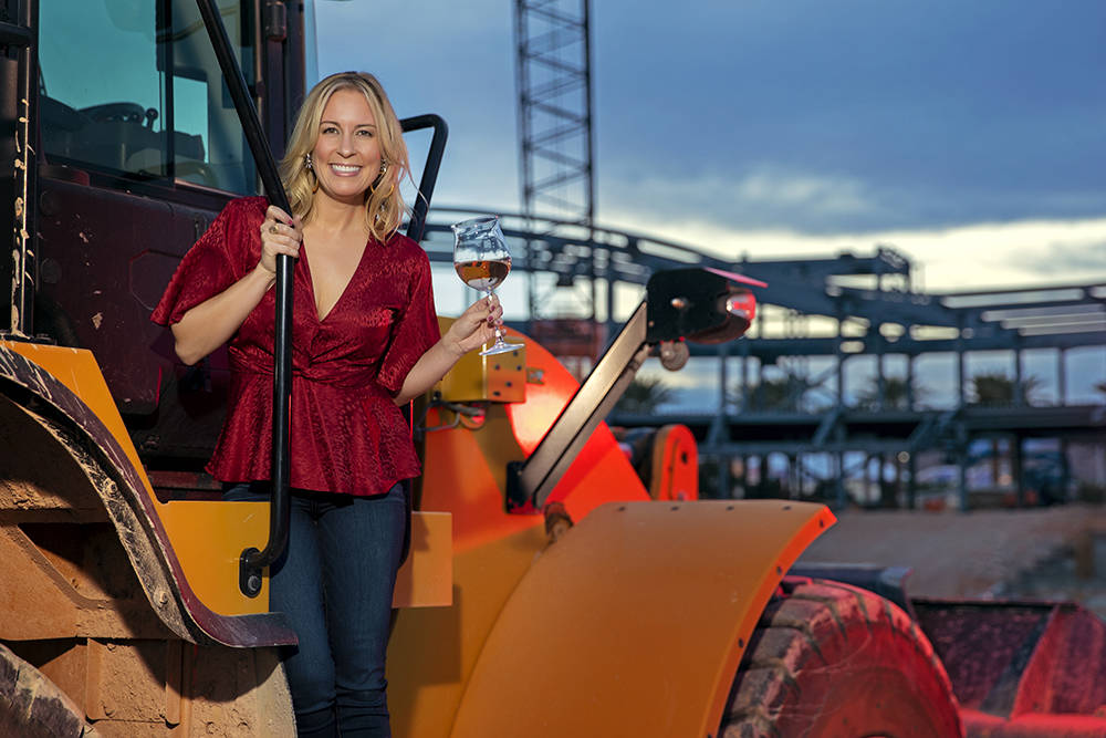 Las Vegas food entrepreneur Sarah Camarota, lives and works in Summerlin. She is the new hospitality experience curator for Las Vegas Ballpark, the future home of the Las Vegas 51s that is under c ...