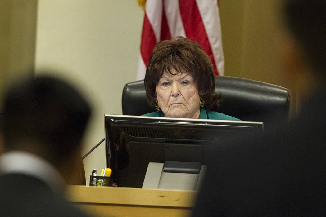 Councilwoman Lois Tarkanian during a council meeting at Las Vegas City Hall in Las Vegas, on Wednesday, July 19, 2017. Erik Verduzco Las Vegas Review-Journal @Erik_Verduzco