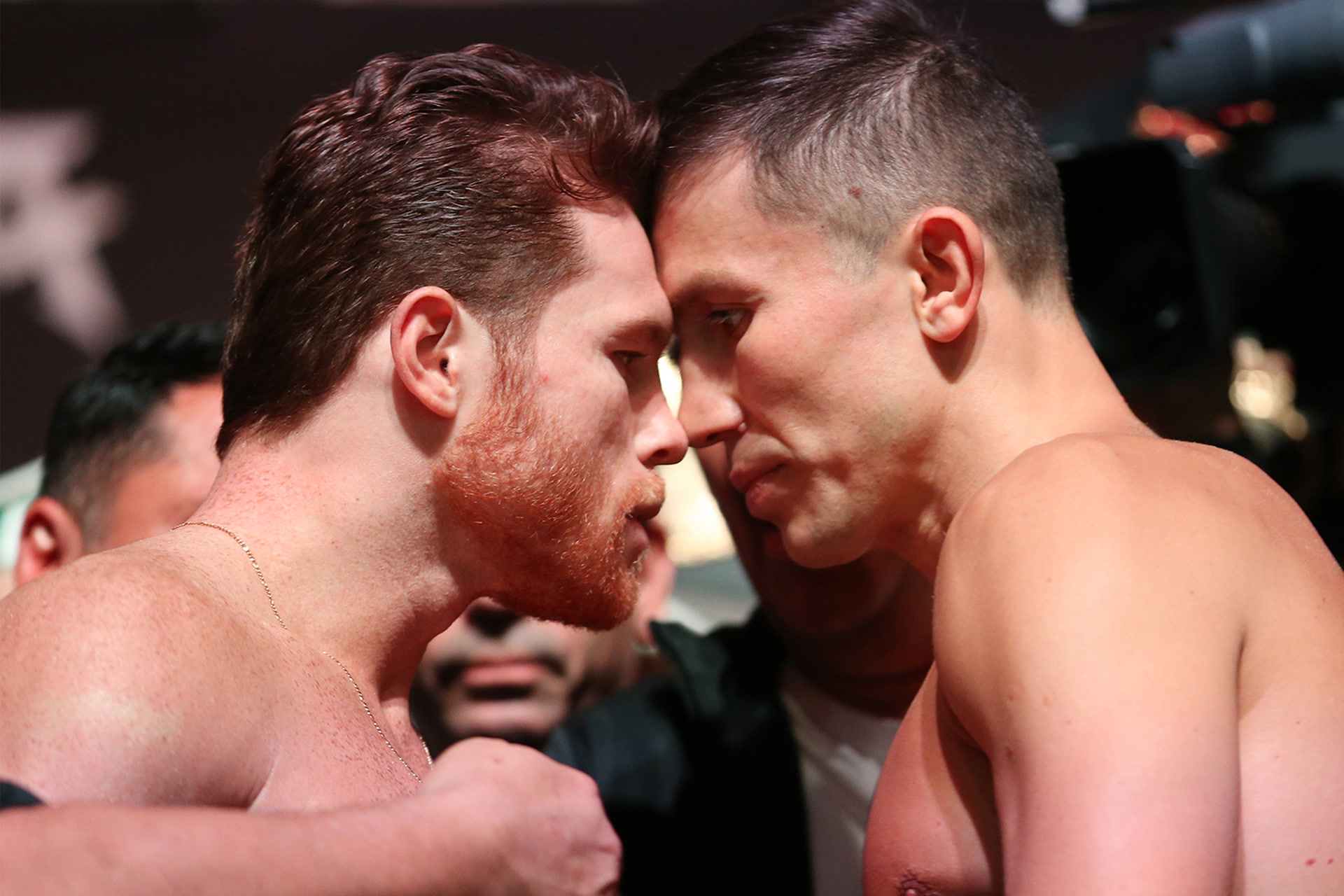 After shoving match, 'Canelo,' GGG ready to settle matters in rin...