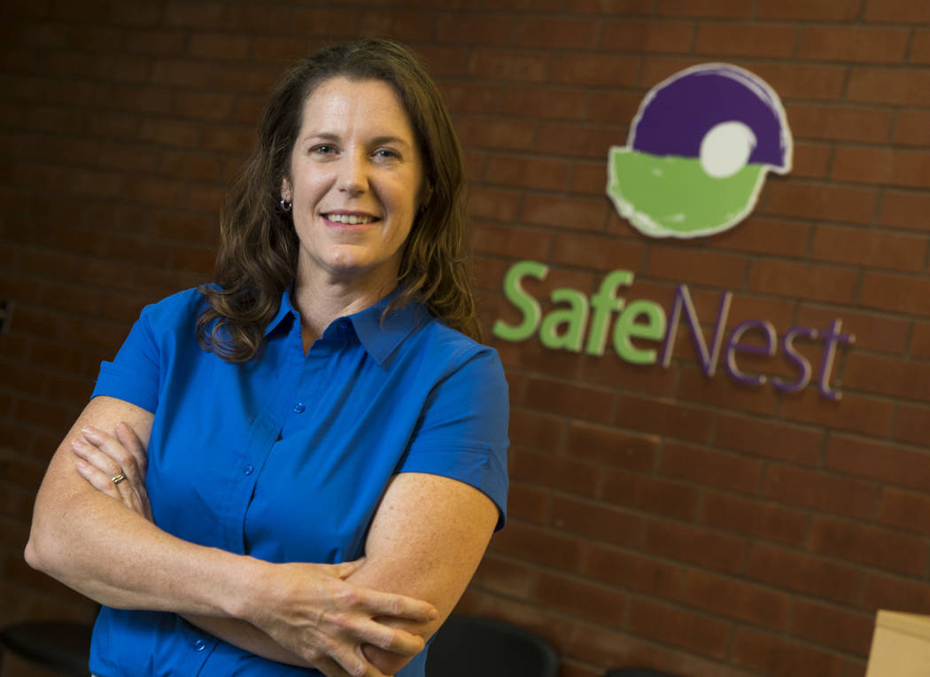 Safe Nest CEO Liz Ortenburger at her office in Las Vegas on Wednesday, Oct. 3, 2018. Richard Brian Las Vegas Review-Journal @vegasphotograph