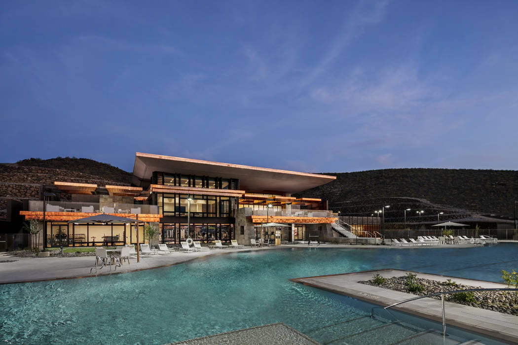The $25-million, private clubhouse in Ascaya is the social hub of the luxury Henderson residential community. (Ascaya)