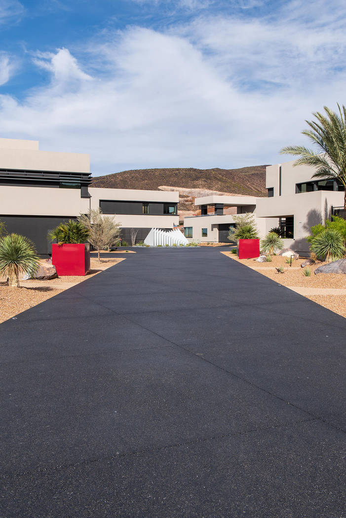 This 16,000-square-foot home is in MacDonald Highlands, a luxury residential community in Henderson. (Simply Vegas)
