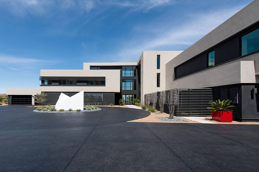 The 16,000-square-foot MacDonald home is designed like campus. (Simply Vegas)