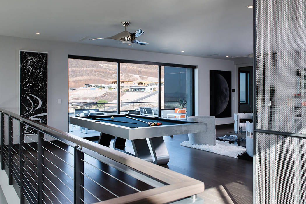 The master suite has a pool table and is very large. (Simply Vegas)