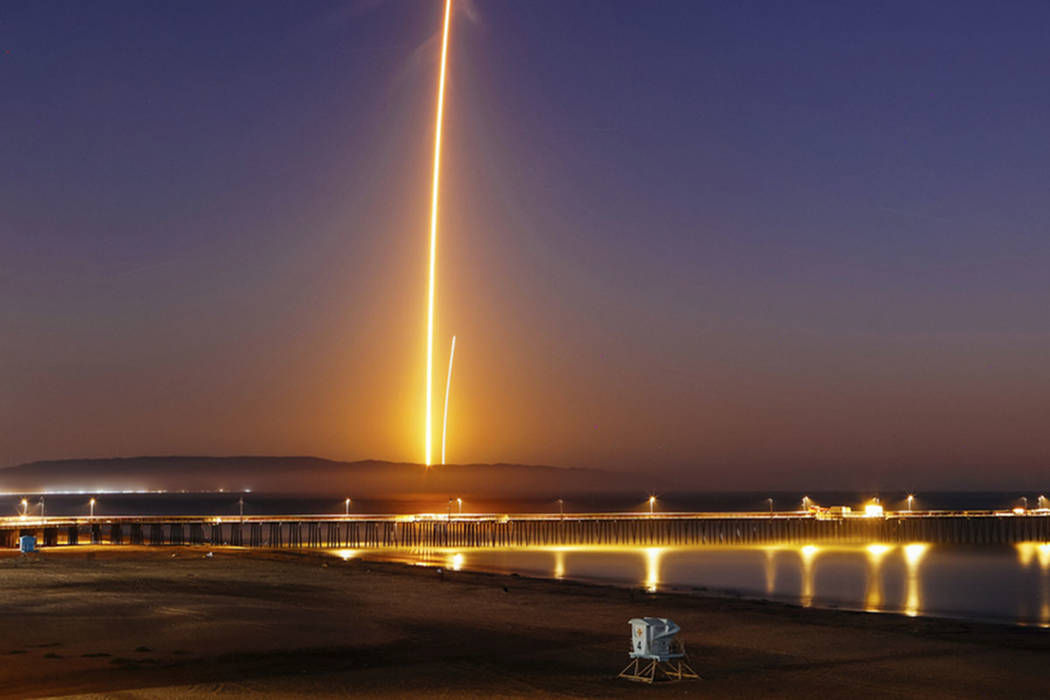 SpaceX rocket brightens skies in California, Southwest Nation and