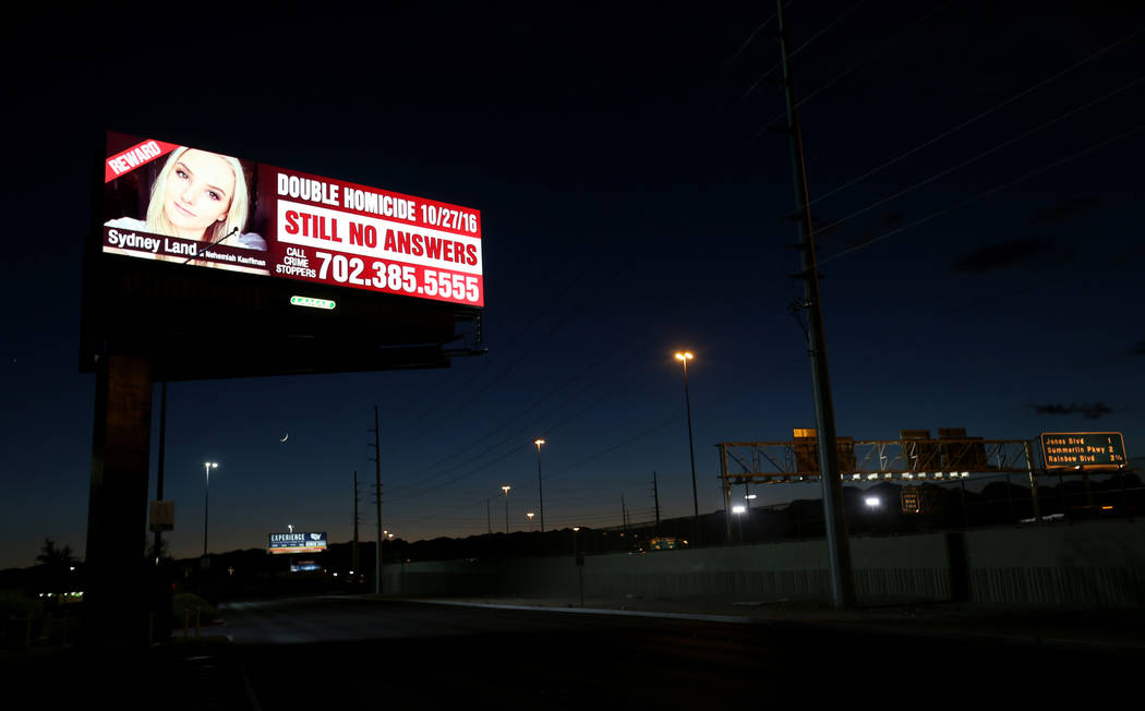 Las Vegas billboards focus attention on 2 unsolved killings Homicides