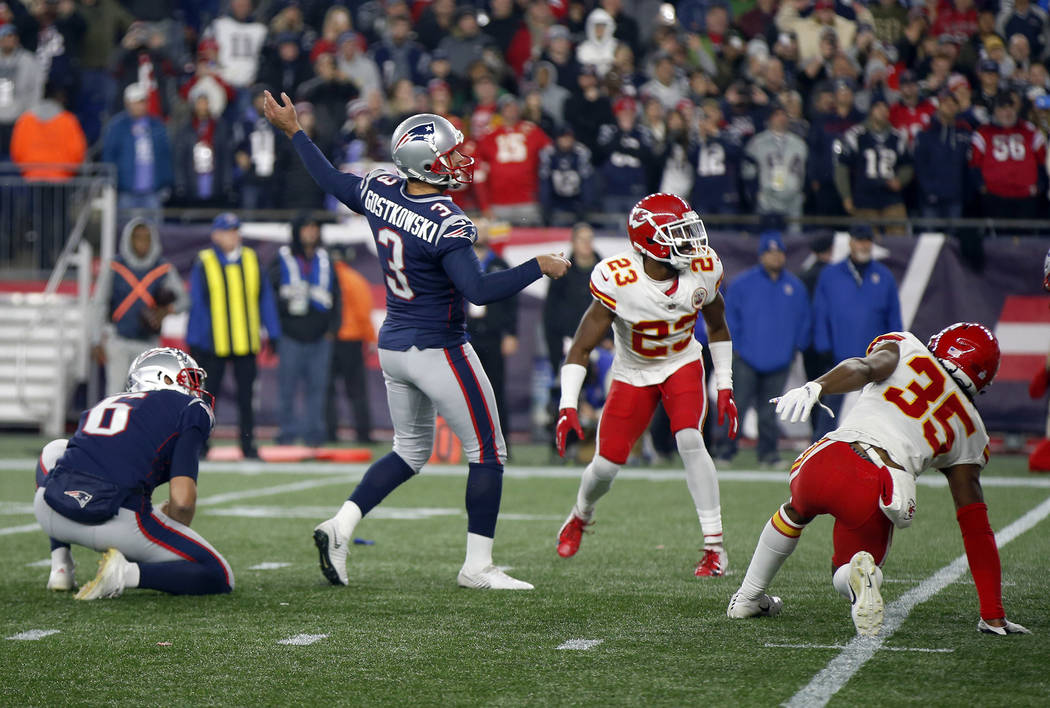 Patriots knock off Chiefs, 4340, with gamewinning field goal Las