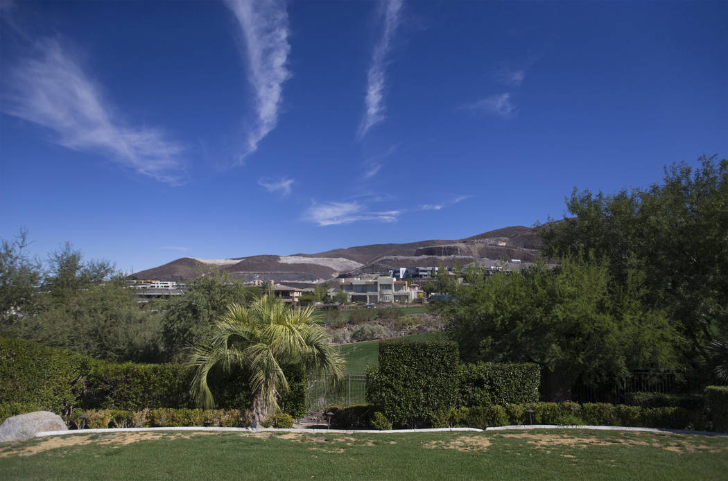 An $11.5 million listing at 1198 MacDonald Ranch Drive on Wednesday, Oct. 17, 2018, in Henderson. Benjamin Hager Las Vegas Review-Journal @benjaminhphoto