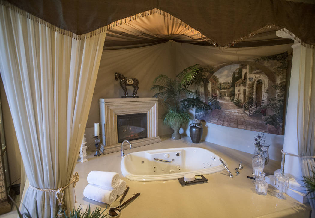 An $11.5 million listing at 1198 MacDonald Ranch Drive on Wednesday, Oct. 17, 2018, in Henderson. Benjamin Hager Las Vegas Review-Journal @benjaminhphoto