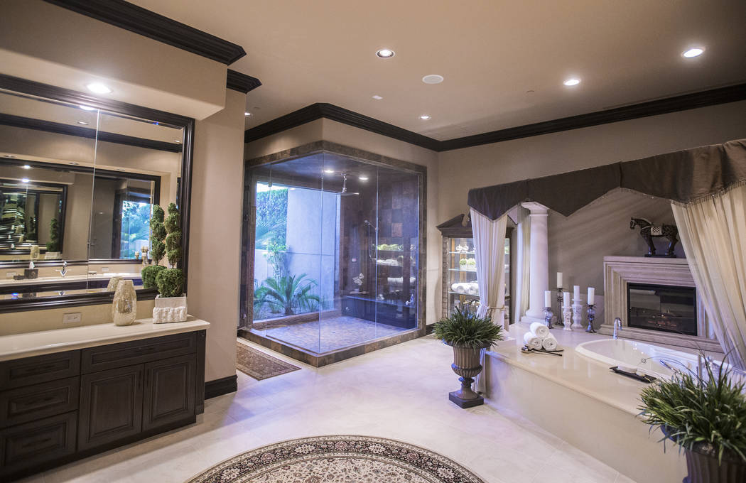 An $11.5 million listing at 1198 MacDonald Ranch Drive on Wednesday, Oct. 17, 2018, in Henderson. Benjamin Hager Las Vegas Review-Journal @benjaminhphoto