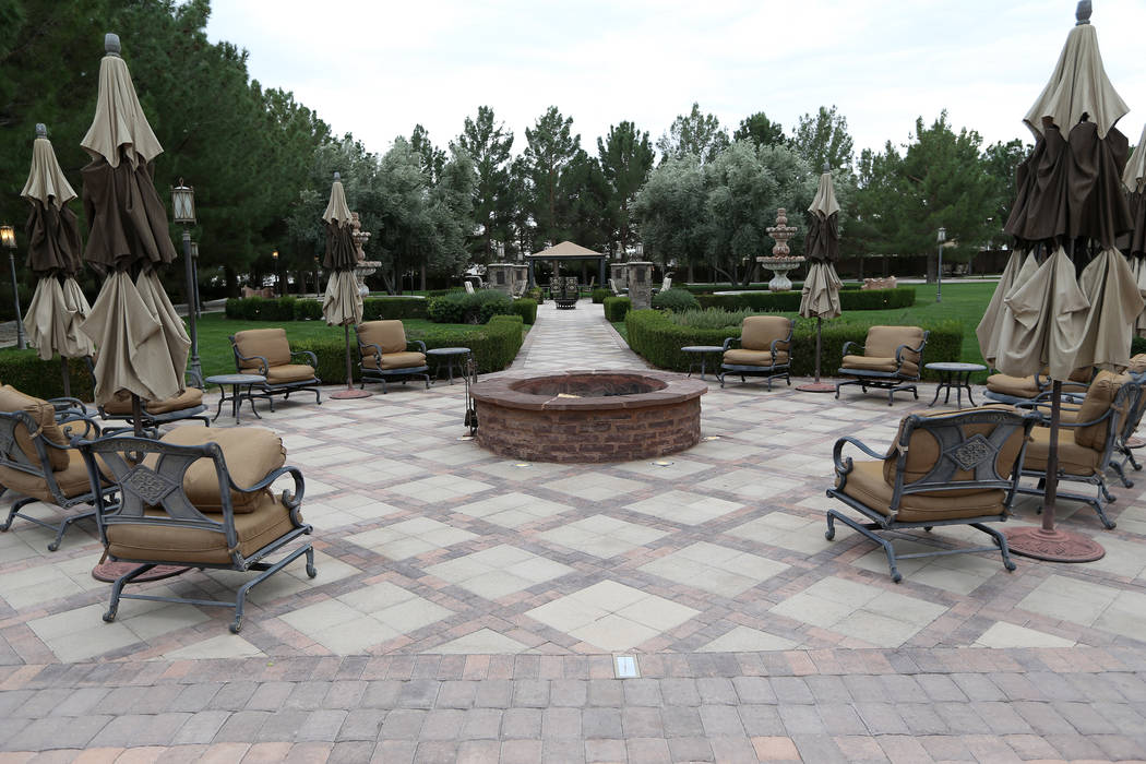 The home at 8101 O'Bannon in Las Vegas listed for $10.5 million, Tuesday, Oct. 16, 2018. Erik Verduzco Las Vegas Review-Journal @Erik_Verduzco