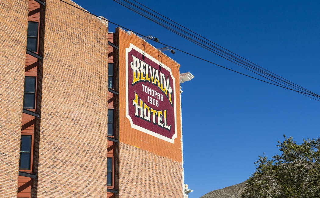 The Belvada in Tonopah on Friday, Oct. 12, 2018. The Belvada originally opened as the State Bank and Trust Company Building in 1906. Chase Stevens Las Vegas Review-Journal @csstevensphoto