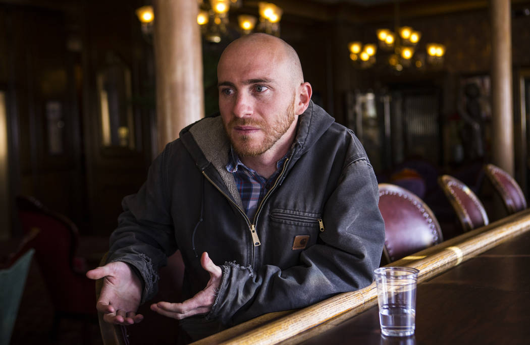 Ramsey Cline at the Mizpah Hotel in Tonopah on Friday, Oct. 12, 2018. Chase Stevens Las Vegas Review-Journal @csstevensphoto